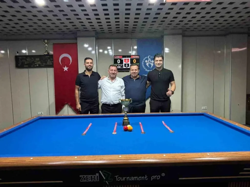 Erciyes’te 3 Bant Bilardo Şampiyonası Sona Erdi