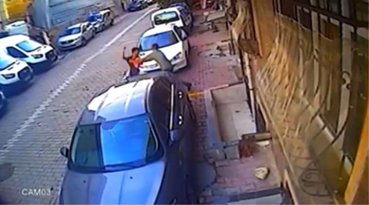 Komşu Kavgası Güvenlik Kamerasında