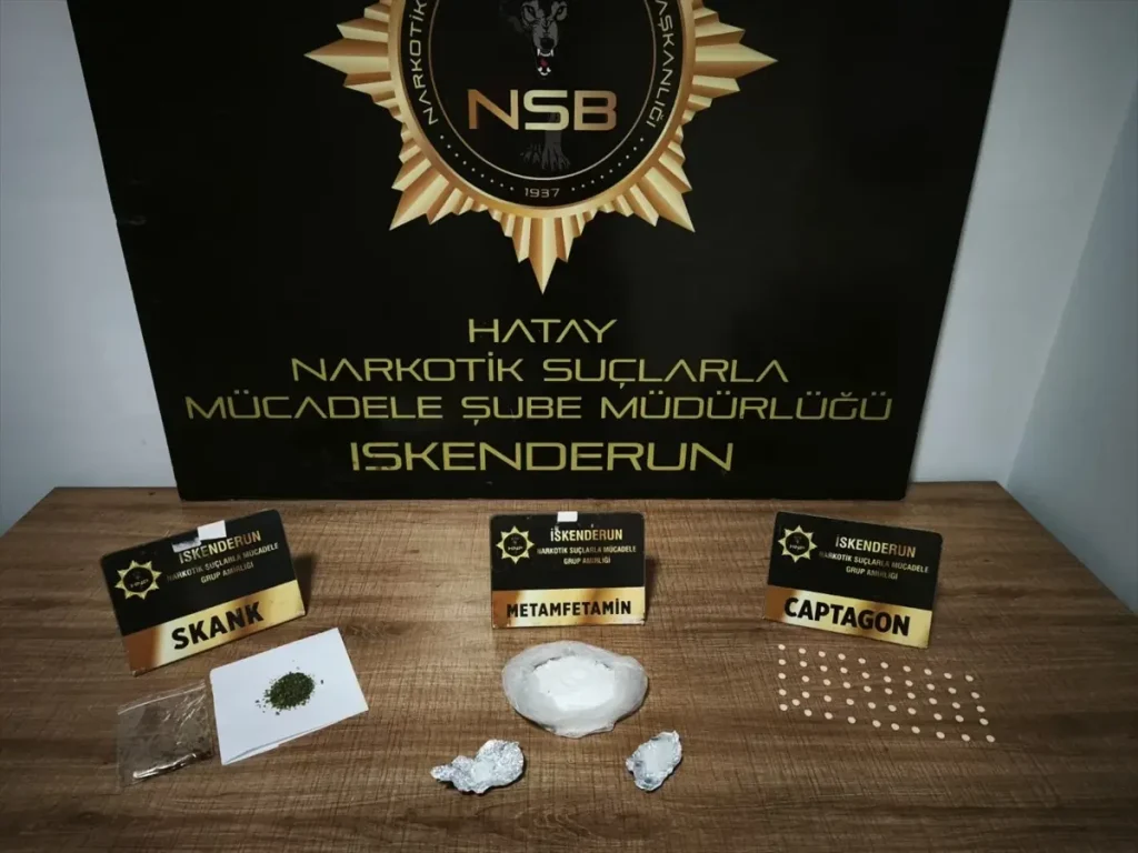 Hatay’da Uyuşturucu Operasyonunda 5 Şüpheli Tutuklandı