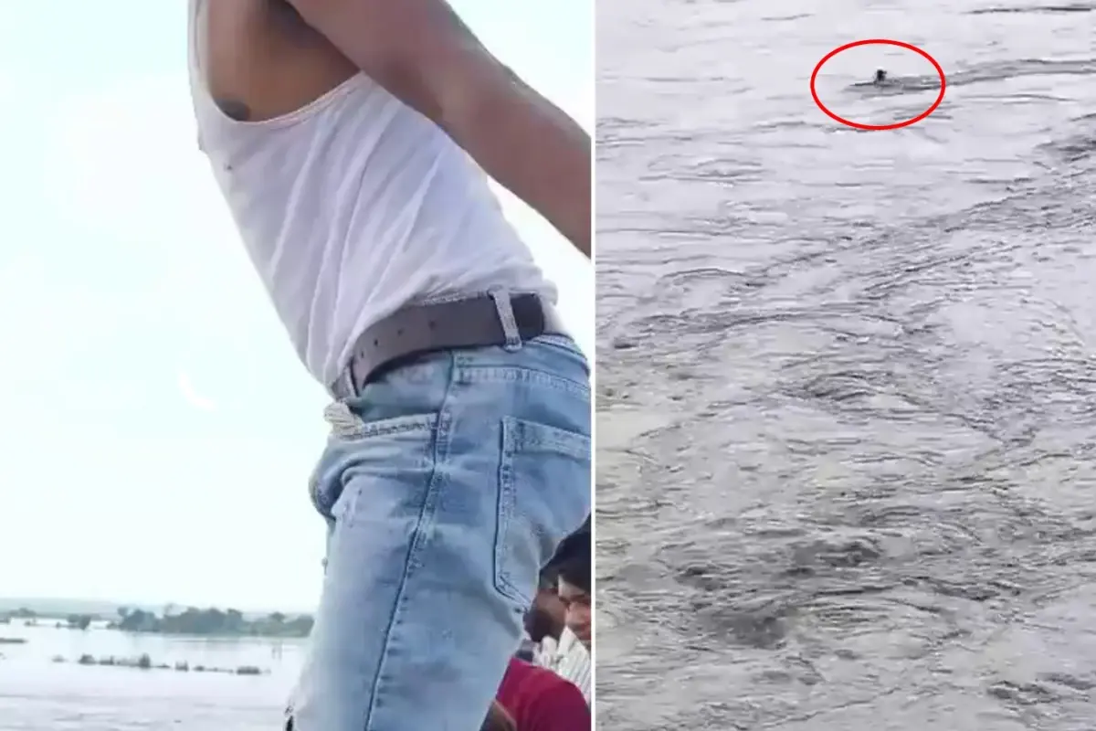 Hindistan’da Genç, İddia İçin Nehre Atladı, 8 Gündür Kayıp