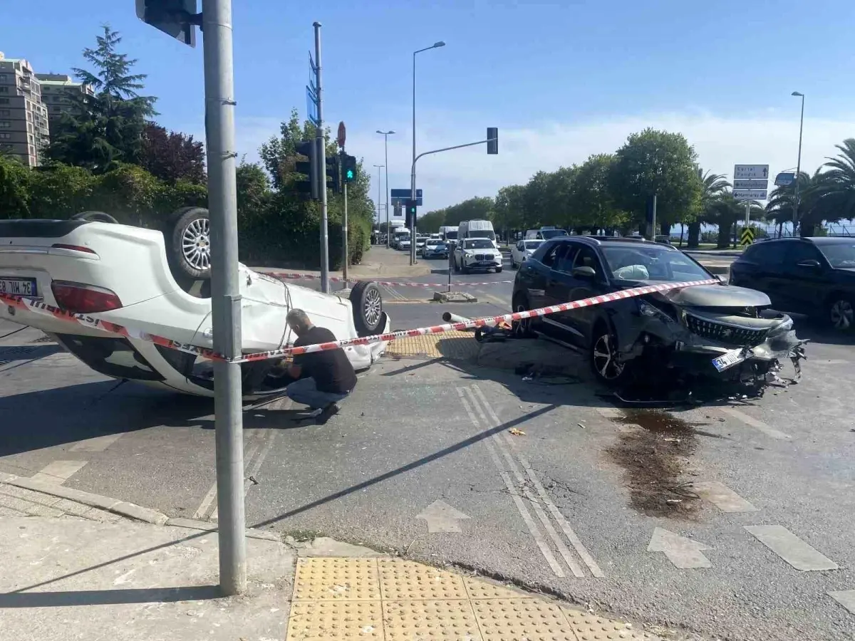 Kartal’da Trafik Kazası: 4 Kişi Hafif Yarıldı