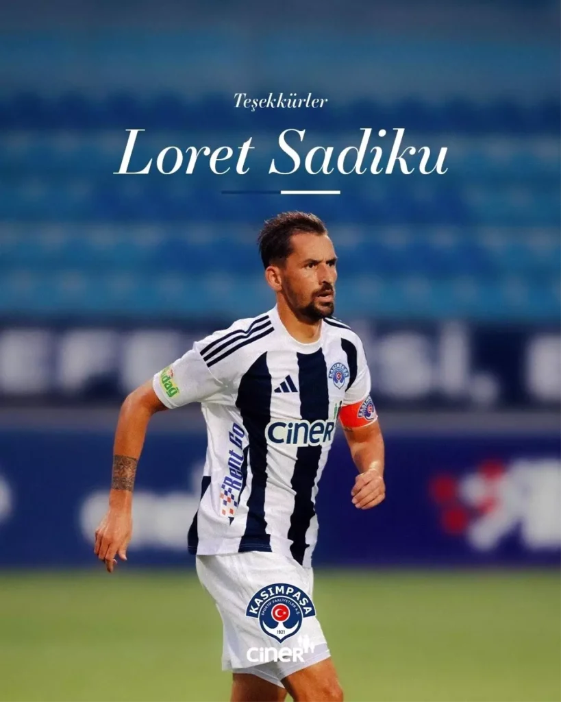 Kasımpaşa, Loret Sadiku ile Yollarını Ayırdı