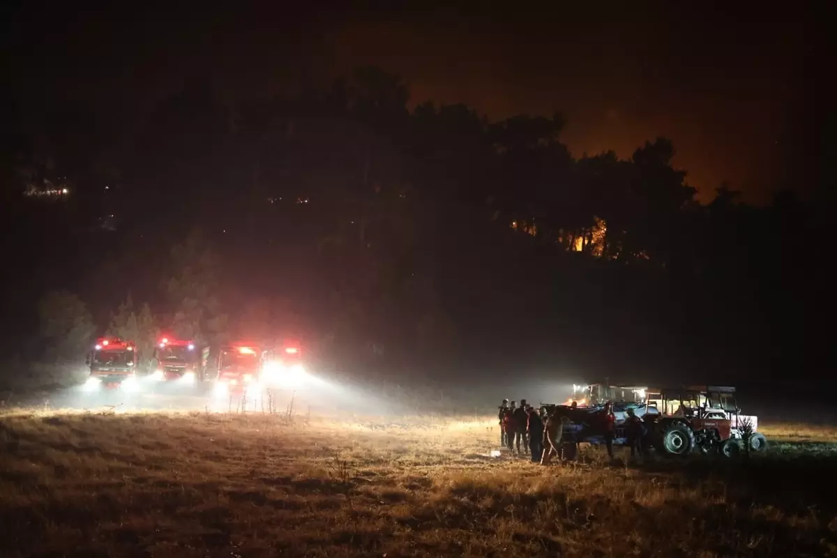 Köyceğiz’de Kıyasıya Orman Yangını Mücadelesi