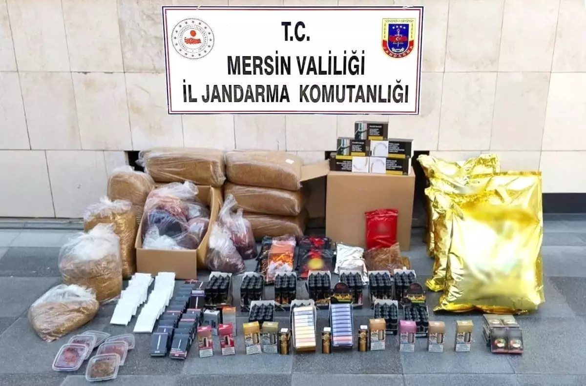 Mersin’de Kaçak Sigara Operasyonu: Büyük Miktarda Ürün Ele Geçirildi