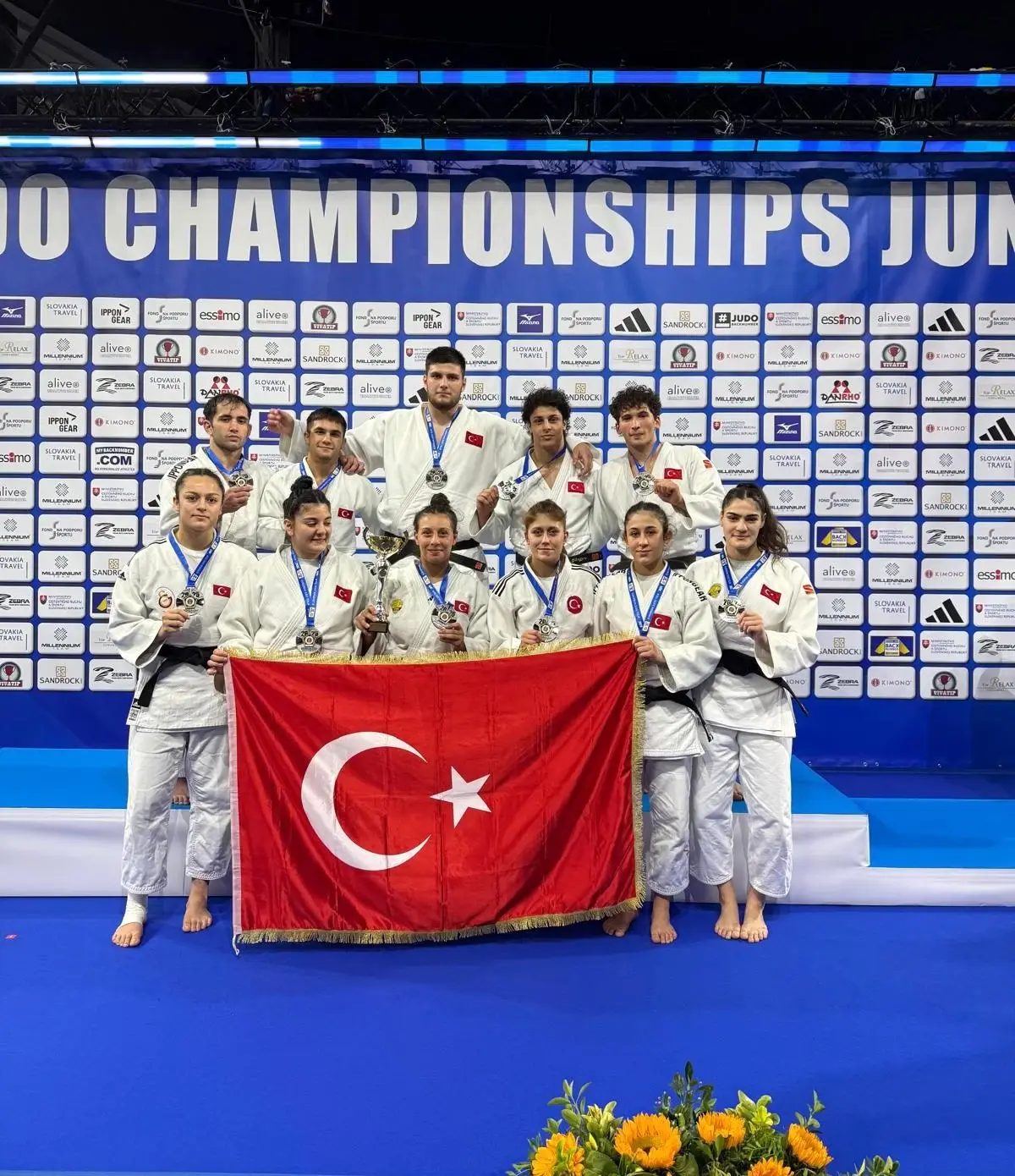 Milli Judo Takımı Avrupa’da İkinci Oldu
