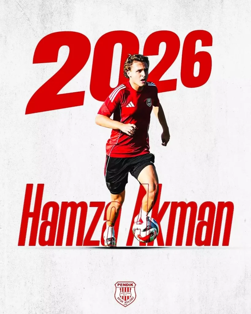 Pendikspor Yeni Sezon İçin Hamza Akman’ı Kiralık Olarak Transfer Etti