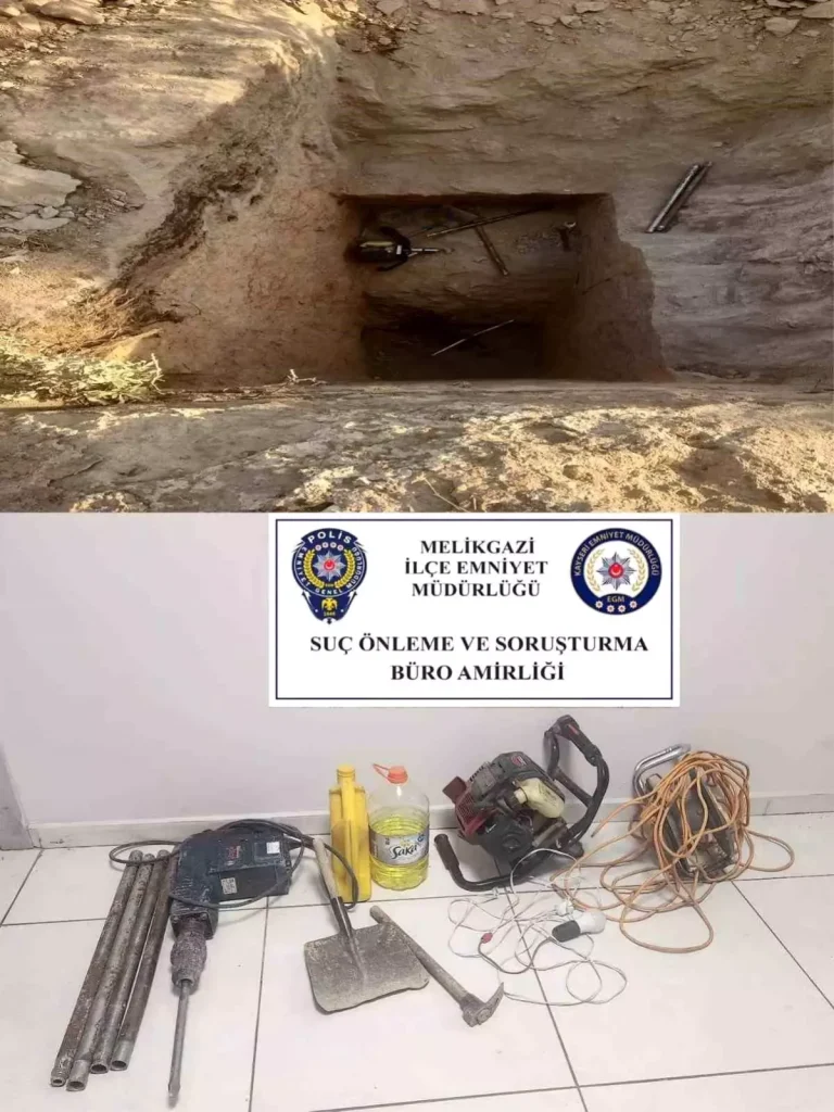 Kaçak Kazıya Suçüstü: 4 Şahıs Yakalandı