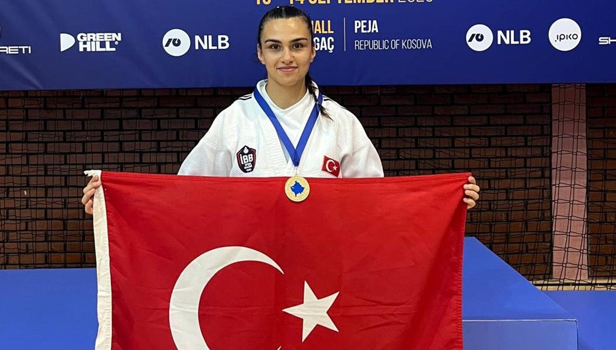 Rizeli Rümeysa, judoda balkan şampiyonu oldu