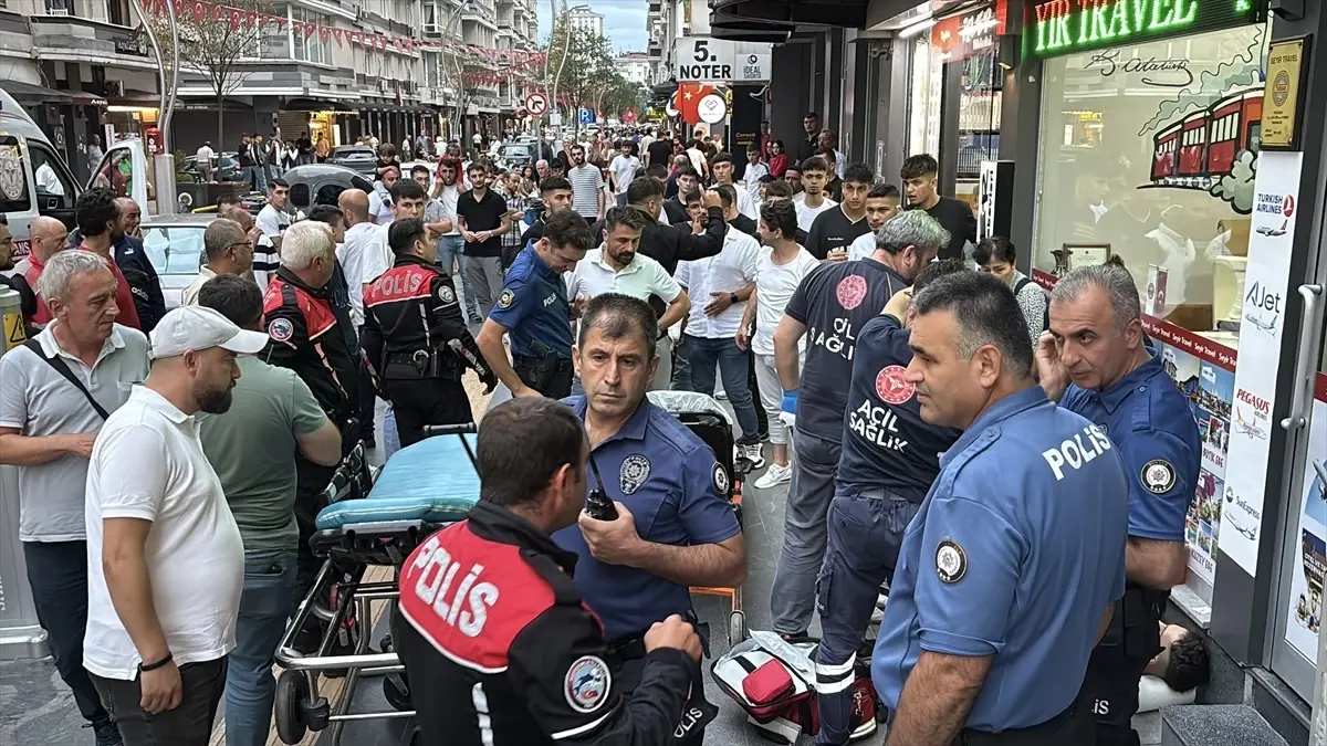 Samsun’da Şiddetli Kavga: 1 Yaralı