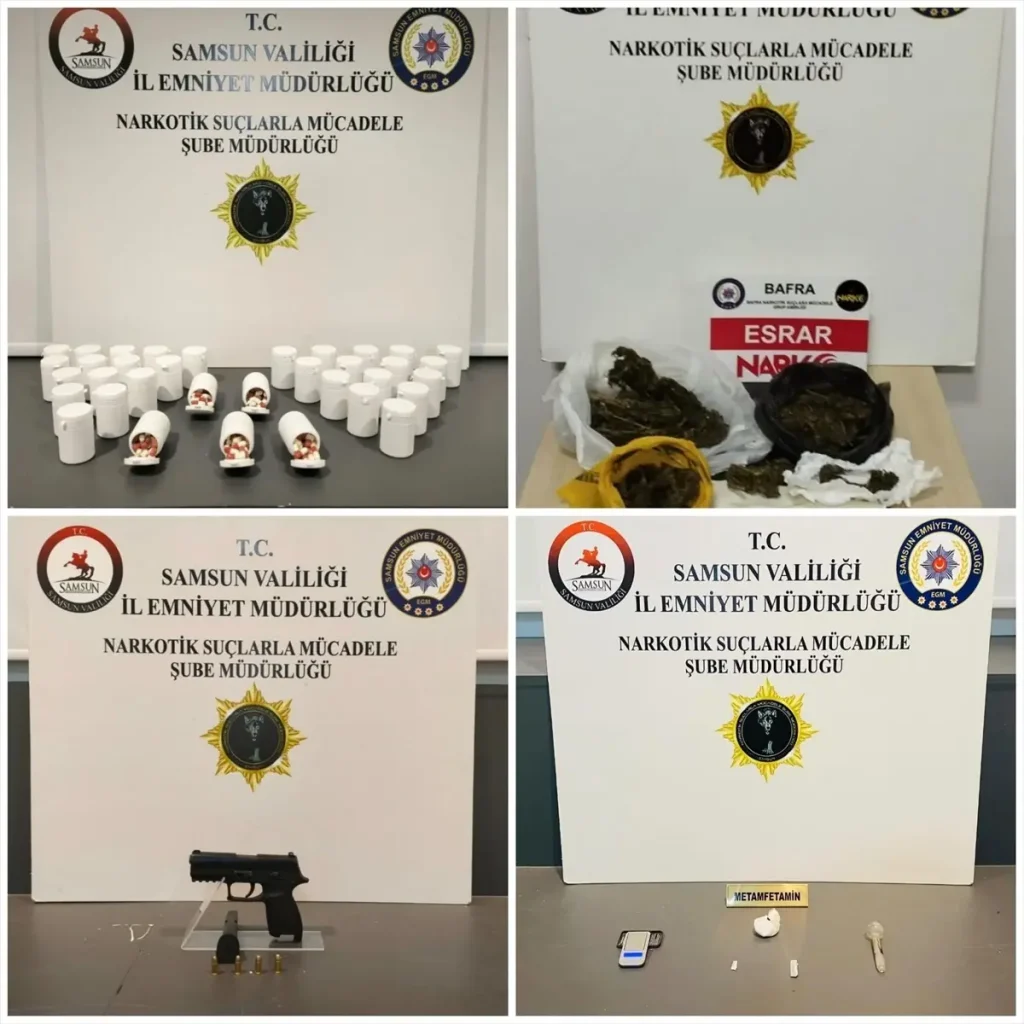 Samsun’da Büyük Uyuşturucu Operasyonu: 5 Gözaltı