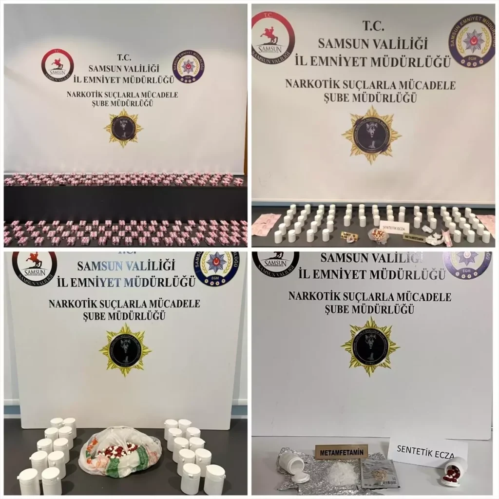 Samsun’da Büyük Uyuşturucu Operasyonu: 5 Gözaltı
