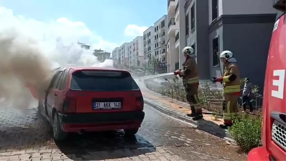 Seyir Halindeki Tofaş Alev Alev Yandı