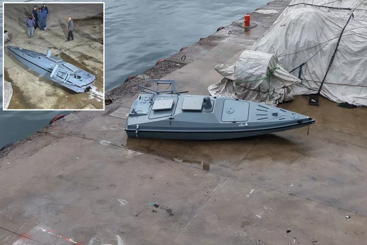 Trabzon’da Balıkçıların Bulduğu İnsansız Deniz Aracı