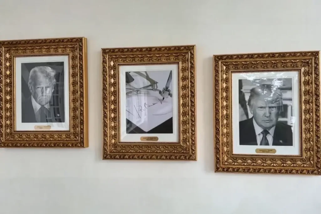 Trump, Biden’ın Fotoğrafını İmzaladı