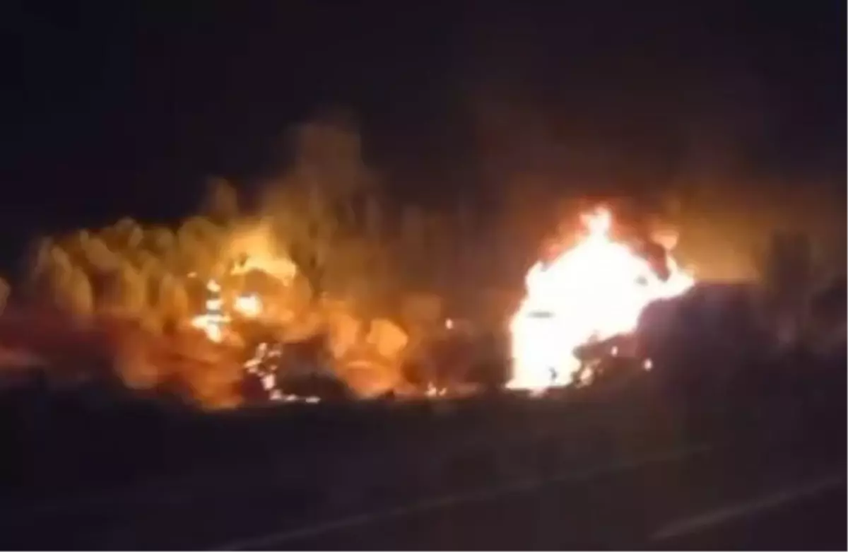 TIR Alev Aldı: Yalova Otoyolunda Korku Dolu Anlar