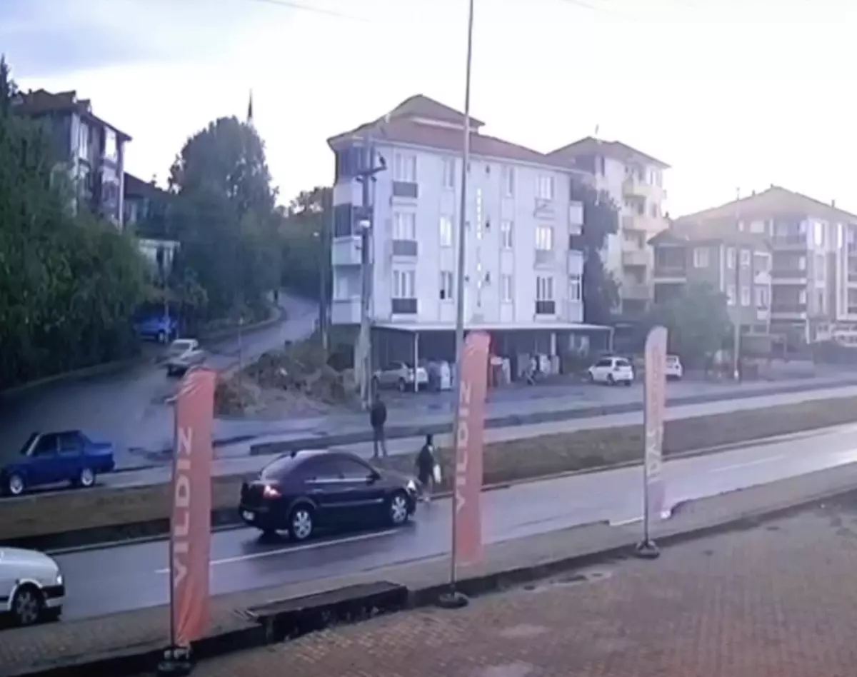 Trafik Kazası: Yayaya Yol Vermek İçin Duran Otomobile Çarpma