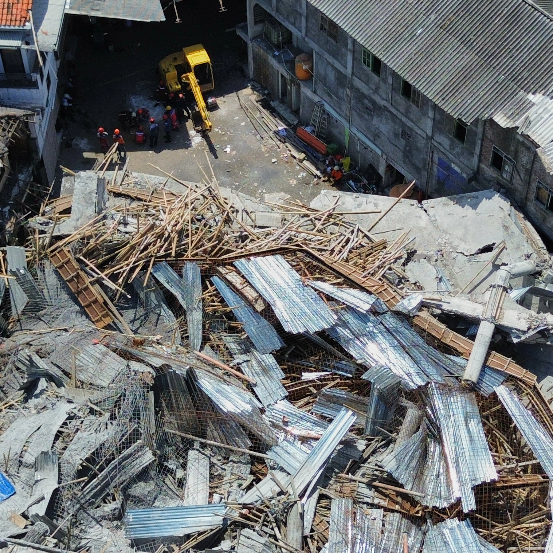 Time Running Out for Trapped Students After School Collapse in Indonesia