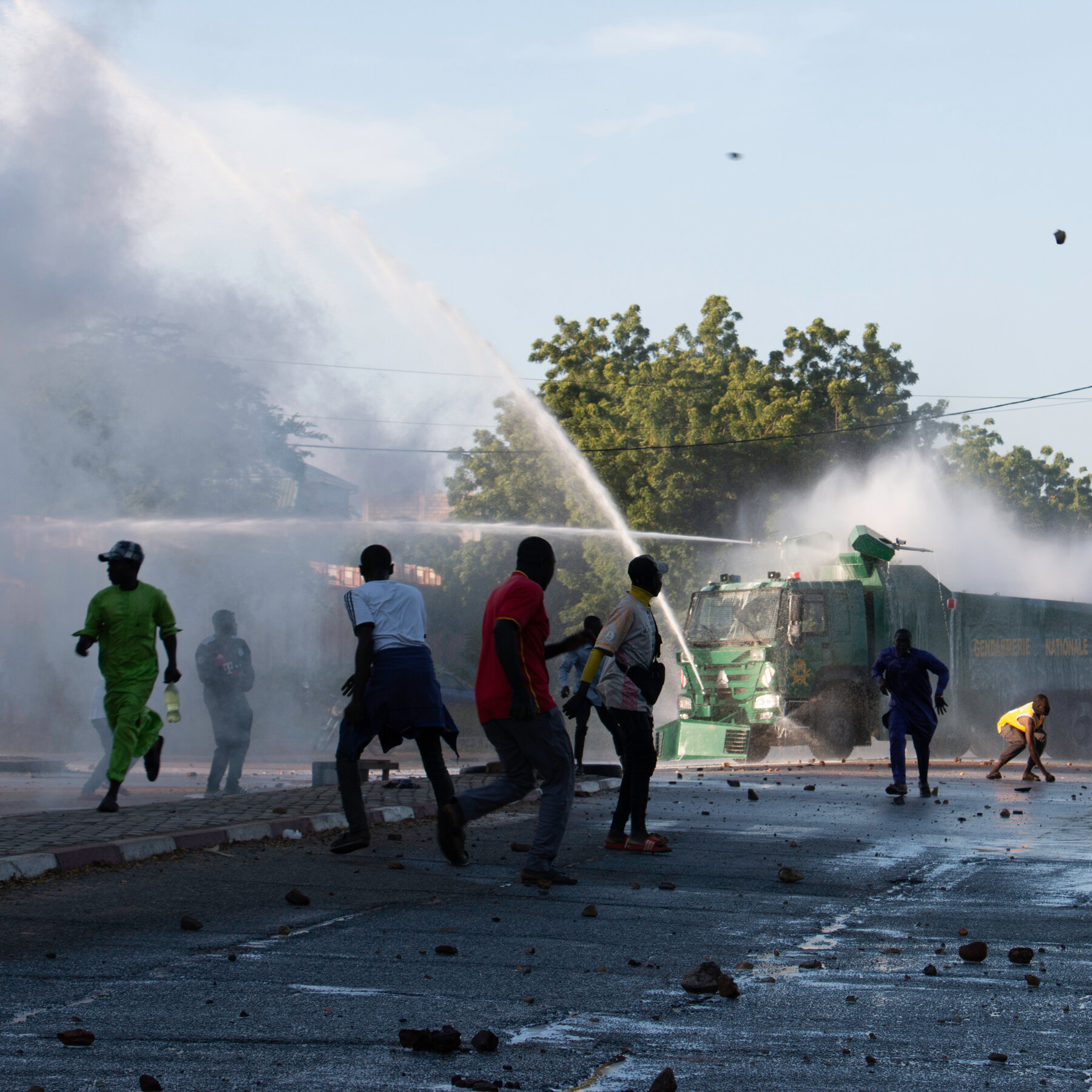 Fire in Party Office Raises Tensions as Cameroon Awaits Election Results
