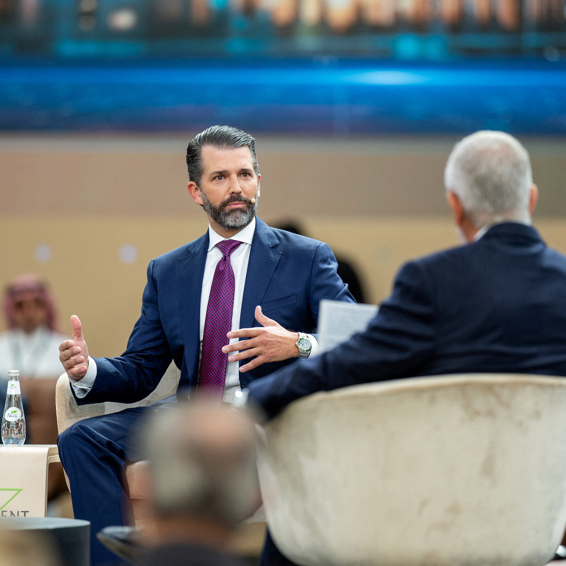 Donald Trump Jr. Champions ‘Patriotic Capitalism’ at Saudi Summit