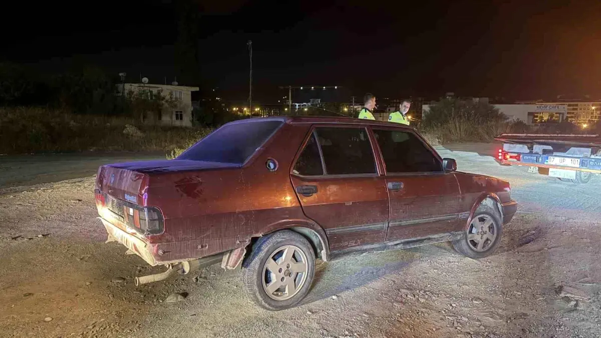 Alkollü Sürücü Bariyerlere Çarptı: 58 Bin TL Ceza