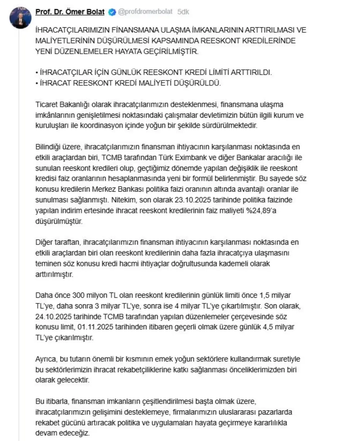 İhracatçılar İçin Finansman İmkanları Artıyor