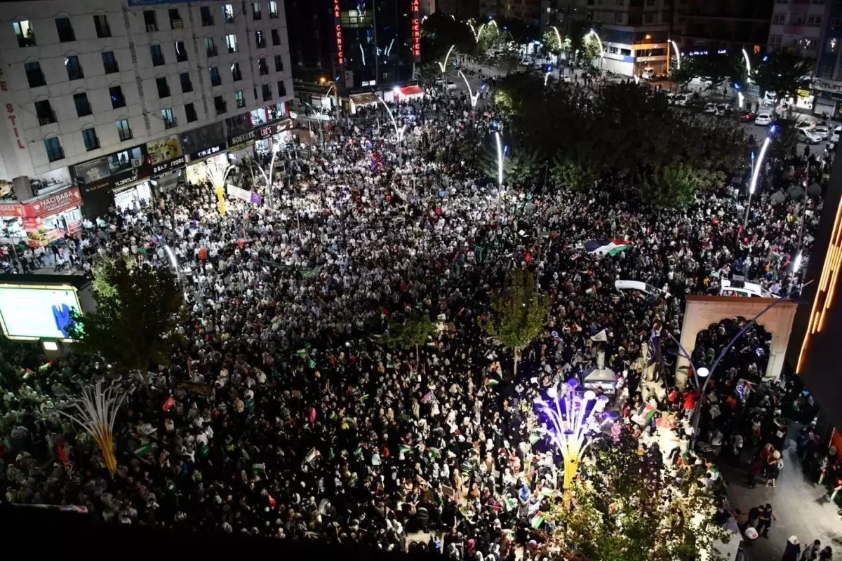 Gazze’ye Destek: Batman’da Kitlesel Protesto