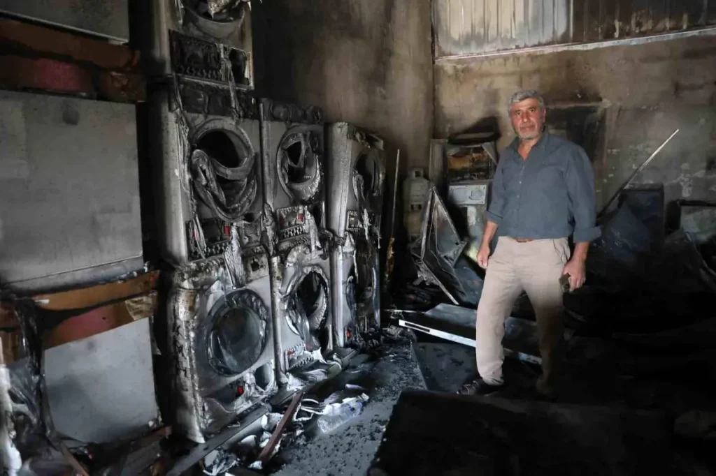 Hatay’da Beyaz Eşya Bayisinde 3 Milyon TL’lik Yangın