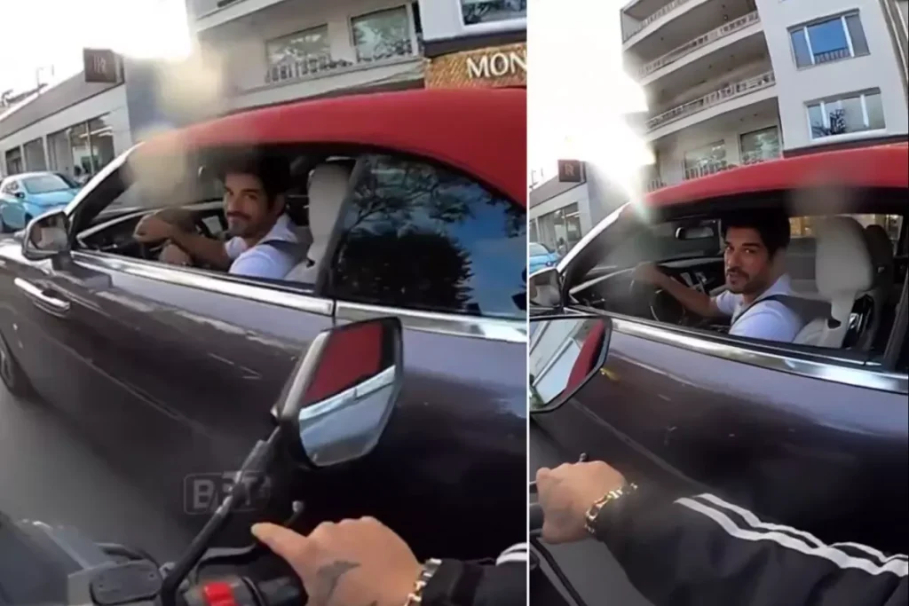 Burak Özçivit Trafikte Hayranıyla Göz Göze Geldi