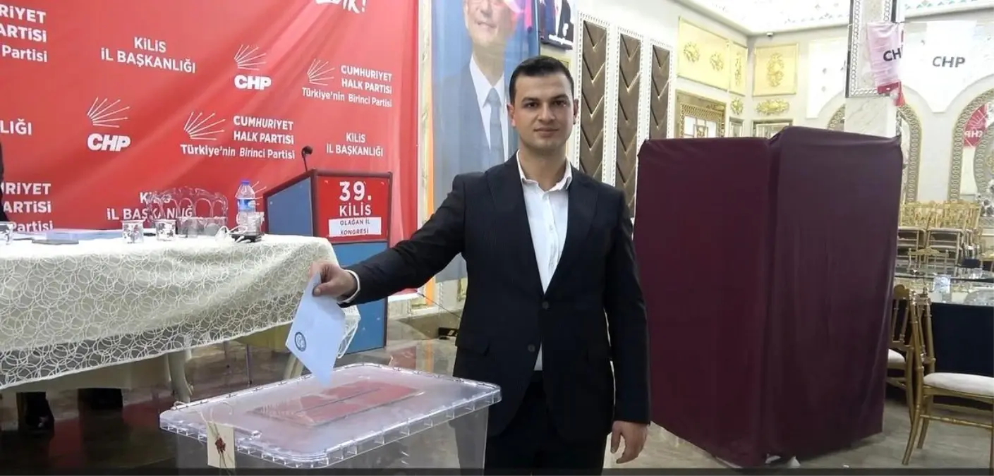 CHP Kilis İl Başkanlığına Umut Mehmet Sapan Seçildi