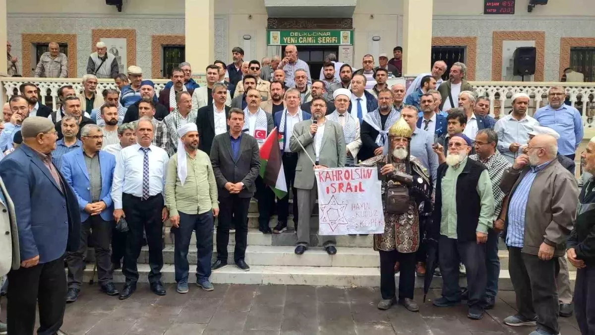 Gazze’ye Destek İçin Denizli’de Eylem Gerçekleştirildi