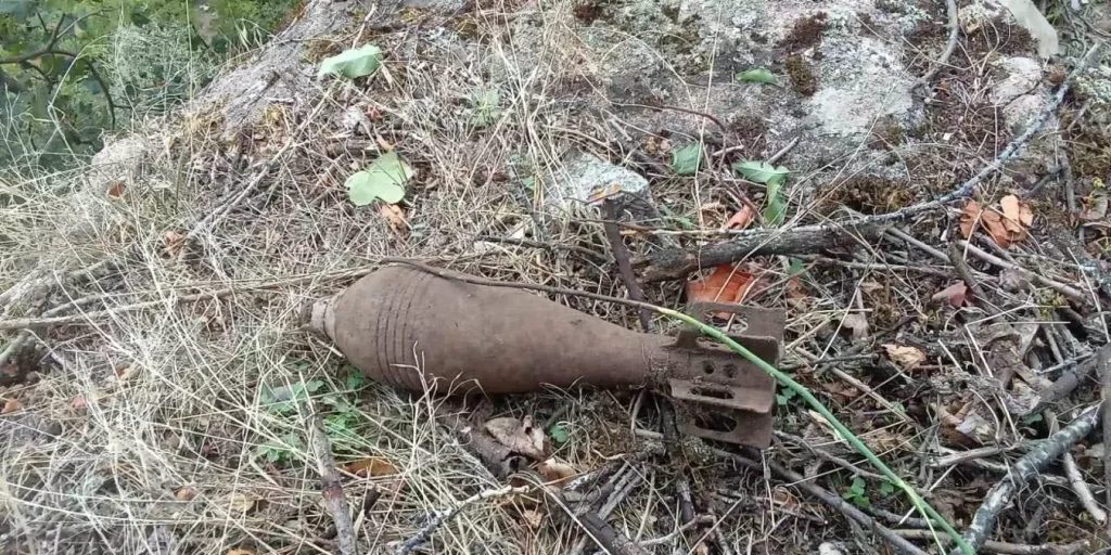 Gümüşhane’de 1. Dünya Savaşı’ndan Kalma Havan Mermisi Bulundu