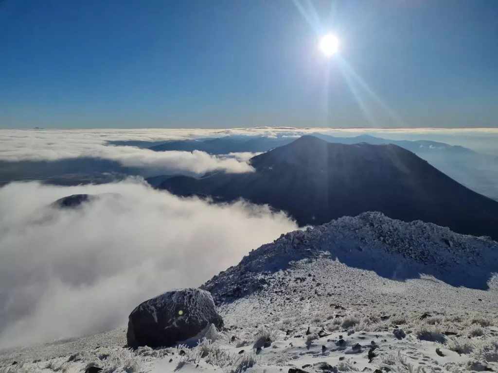 Hasan Dağı’nda Kartpostallık Kar Manzarası