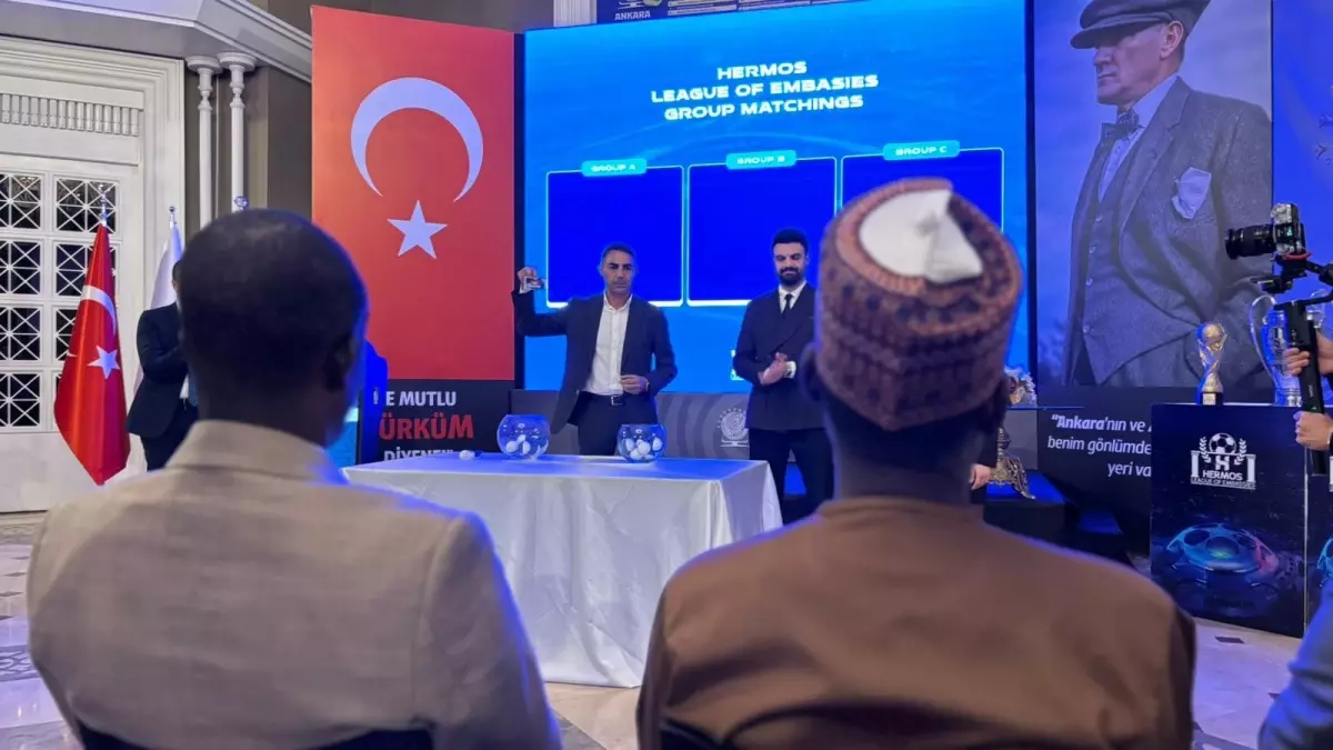 Elçilikler Futbol Ligi 3. Sezonu Kura Çekimi Gerçekleştirildi