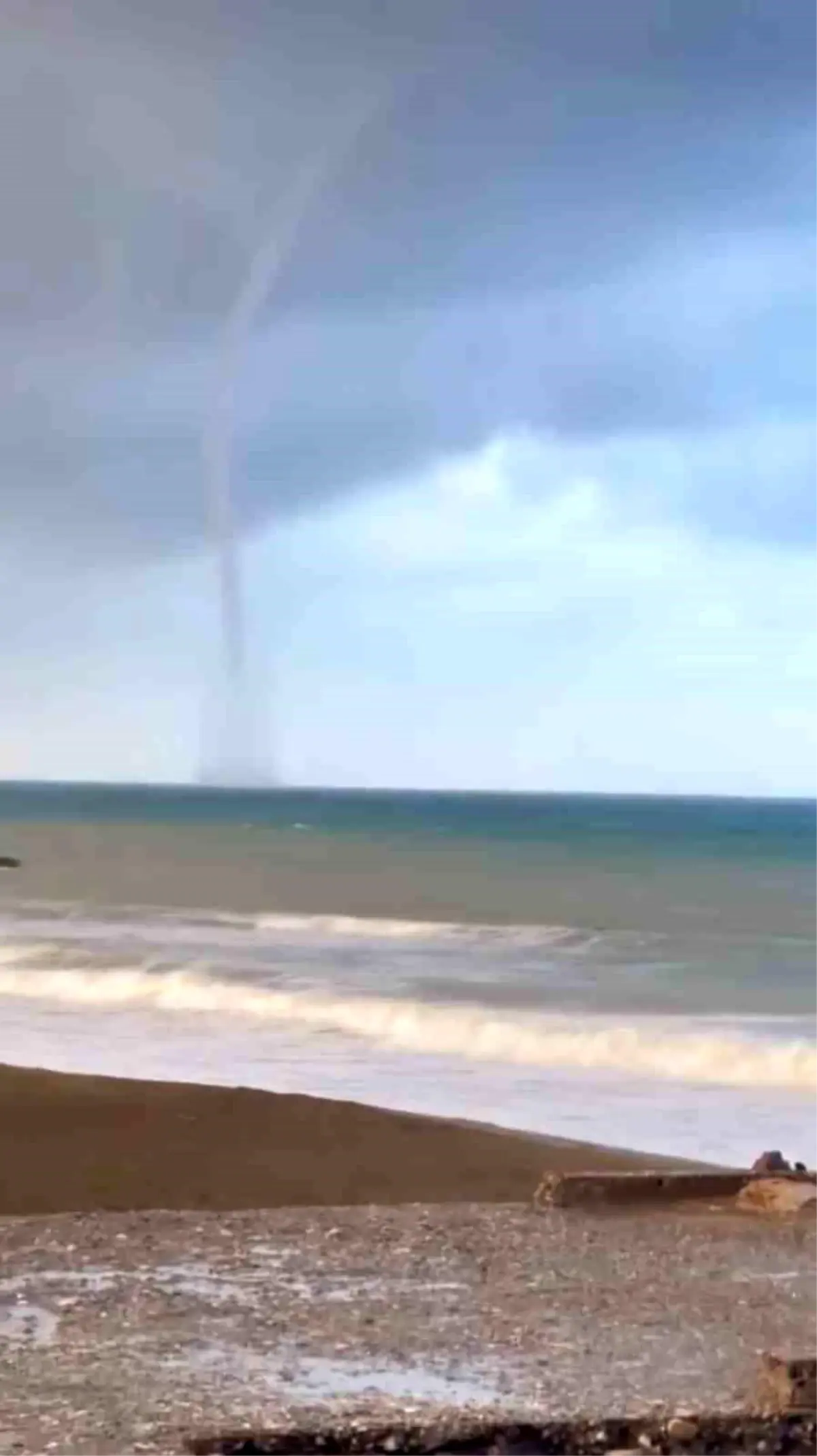 Korkutan Hortum İskenderun Körfezi’nde Görüldü