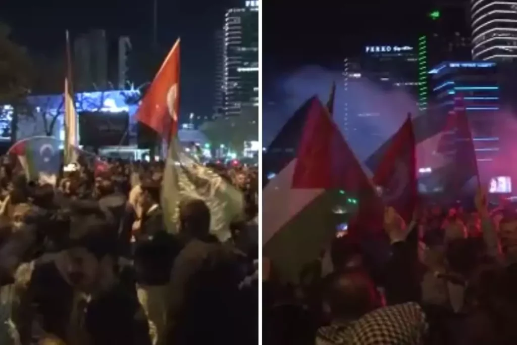 İsrail’in Gazze Saldırılarına Karşı Protesto