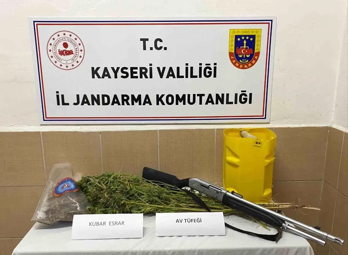 Kayseri’de Büyük Esrar Operasyonu: 1 Kilo 690 Gram Ele Geçirildi