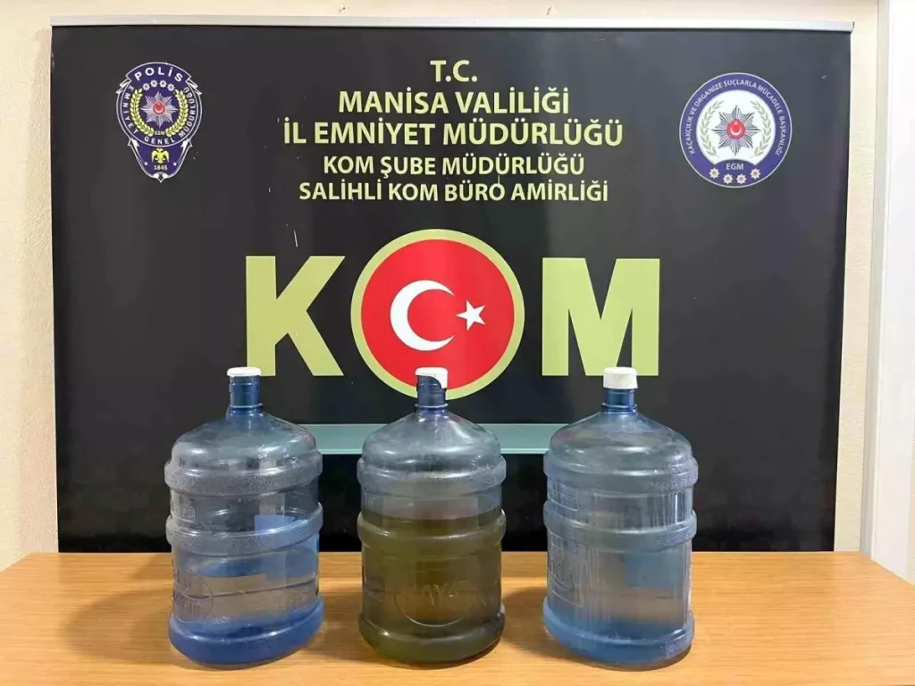 Manisa’da Kaçak Alkol Operasyonu: 4 Kişi Hakkında Adli İşlem