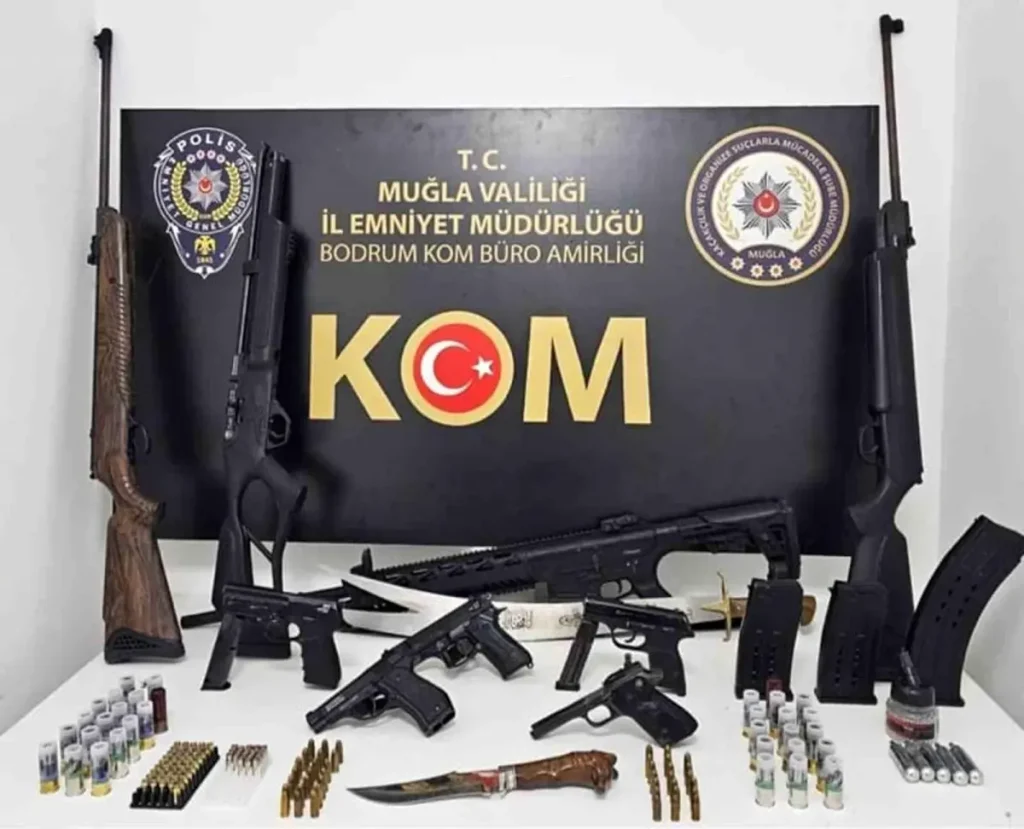 “Muğla’da Büyük Silah Operasyonu: 4 Tutuklama”
