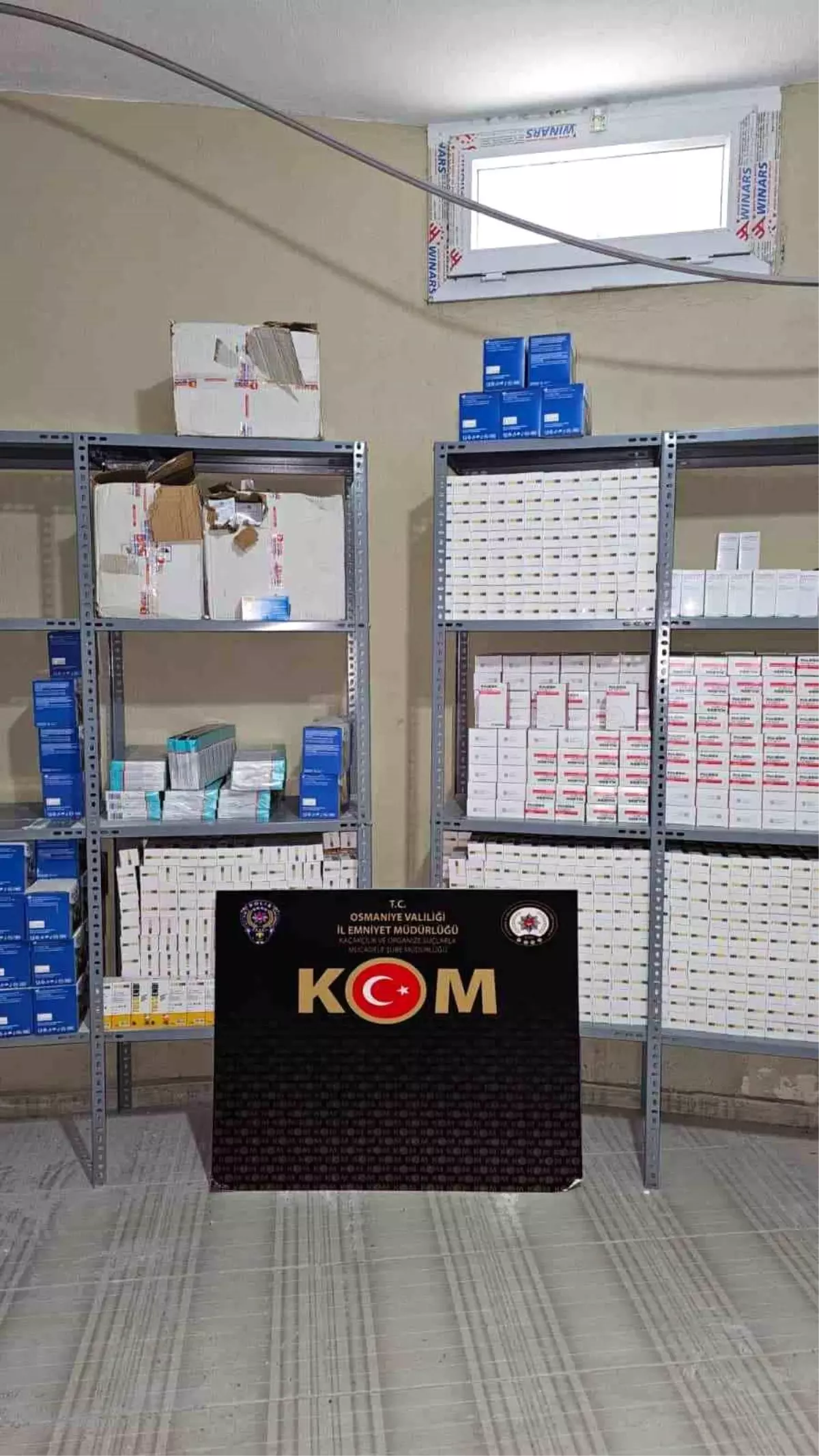 Osmaniye’de 2,5 Milyon TL’lik Kaçak İlaç Operasyonu