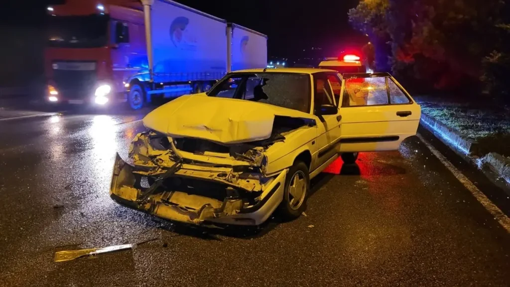 Samsun’da Arkadan Çarpma Kazası: 1 Yaralı
