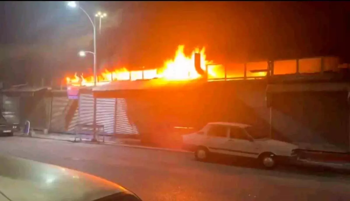 Şanlıurfa’da Lokanta Yangını: İş Yeri Kül Oldu