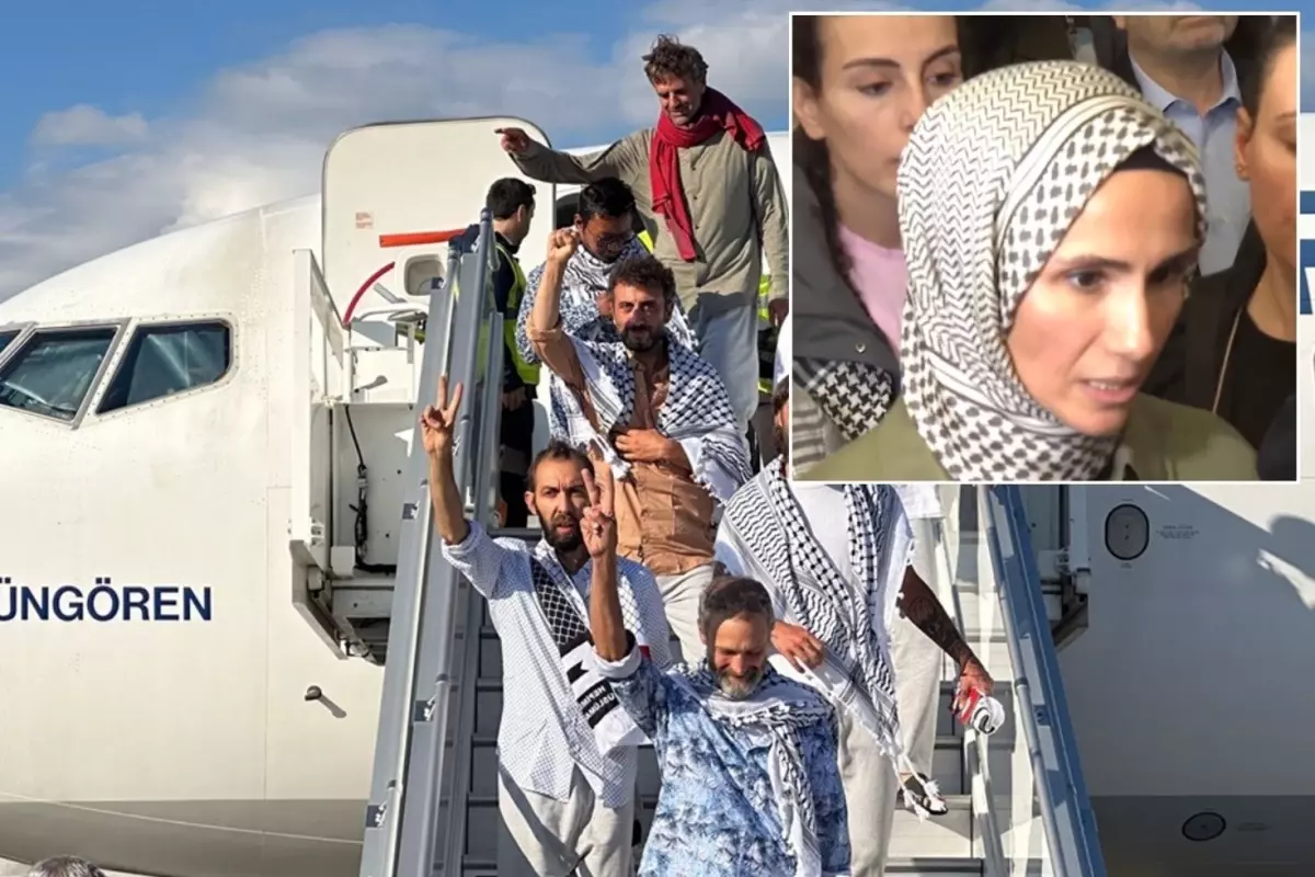 Sumud Filosu Aktivistleri İstanbul’a Geldi