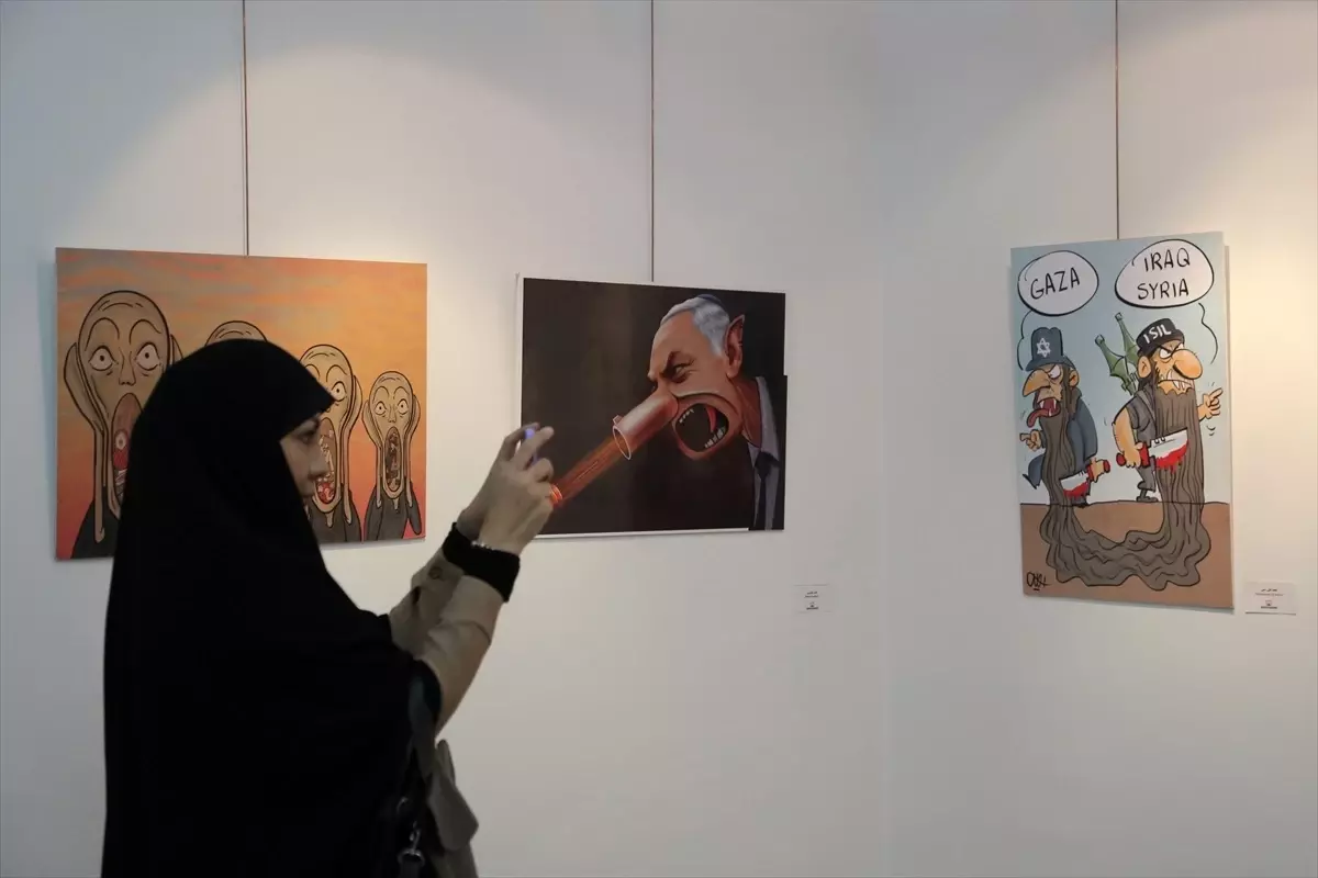 “Tahran’da ‘Suç Senfonisi’ Karikatür Sergisi Açıldı”