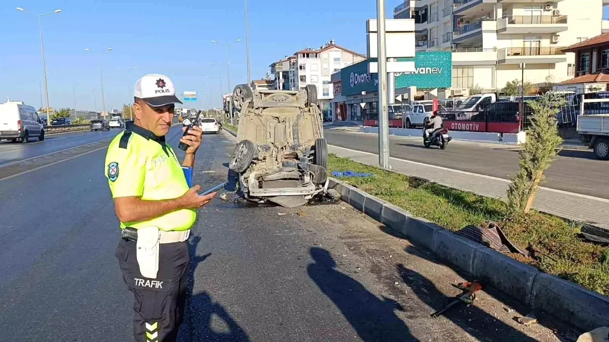 “Kontrol Kaybı: Tır ile Çarpışan Araç Havada Takla Attı”