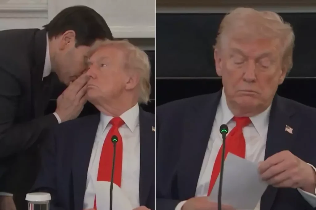 “Trump’ın Basın Toplantısında Ani Şaşkınlık”