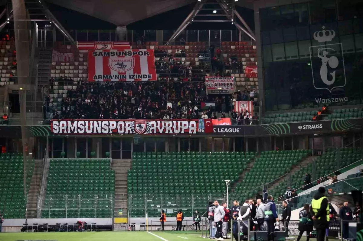Samsunspor, UEFA Konferans Ligi’nde Legia Varşova’yı Şaşırttı