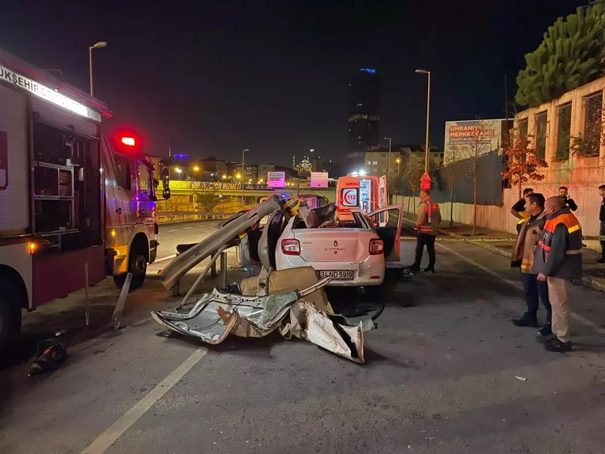 Ümraniye’de Feci Kaza: 1 Ölü, 1 Ağır Yaralı