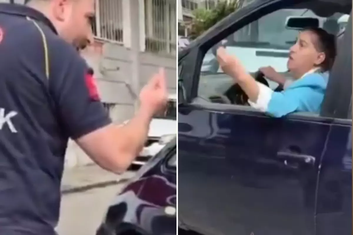 Ambulans Ekibine Kızgın Kadın Tepkisi