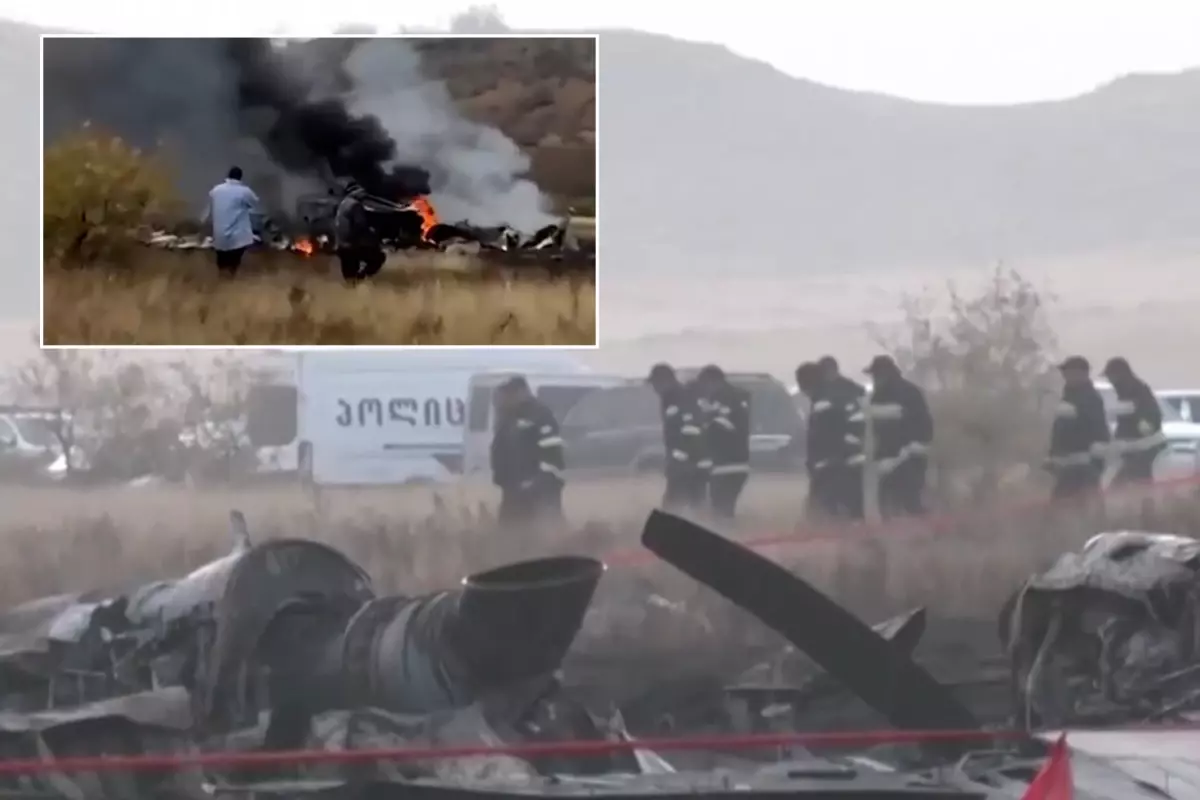 20 askerin şehit olduğu uçağın enkazından ilk görüntü