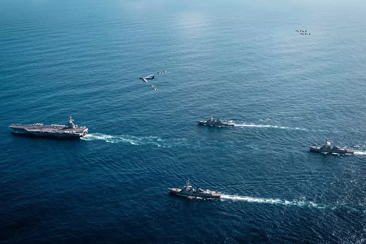 ABD’nin En Büyük Uçak Gemisi USS Gerald R. Ford, Karayip Denizi’ne Ulaştı